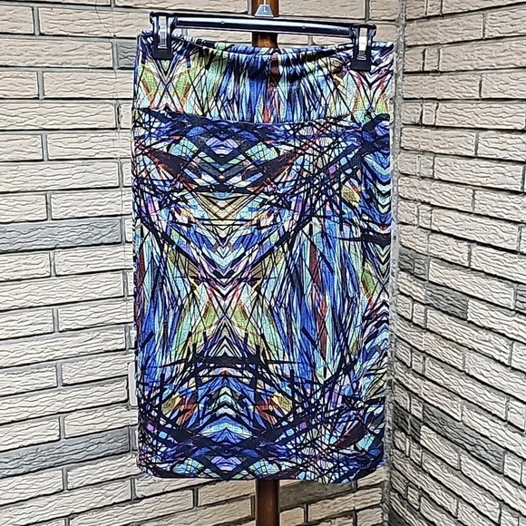 Lularoe Skirt Sz M Colorful! - Picture 3 of 8
